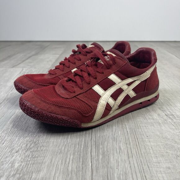 Vtg Asics Onitsuka Tiger Ultimate 81 Red Running Shoes Men 6.5 Women 8.5 HN201 K - Picture 1 of 10